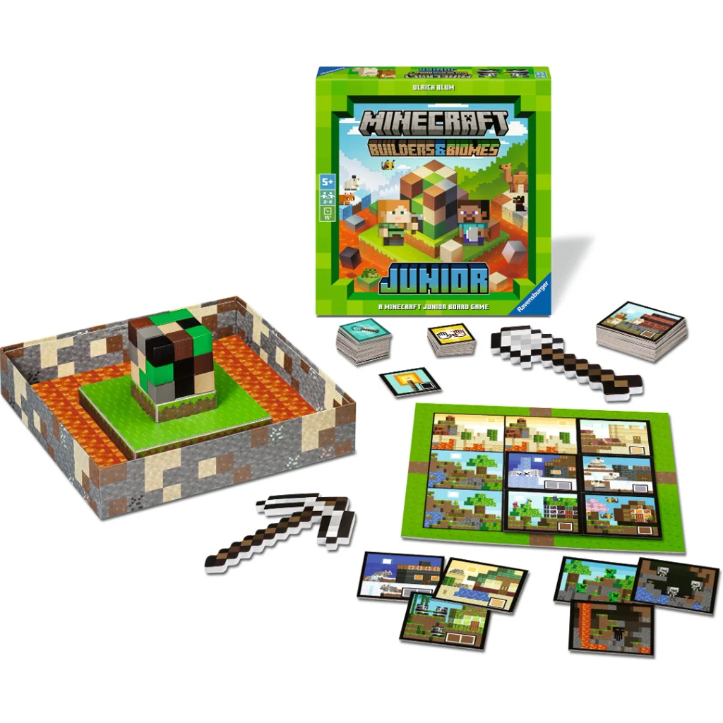 Minecraft: Builders & Biomes junior társasjáték - Ravensburger kép 2