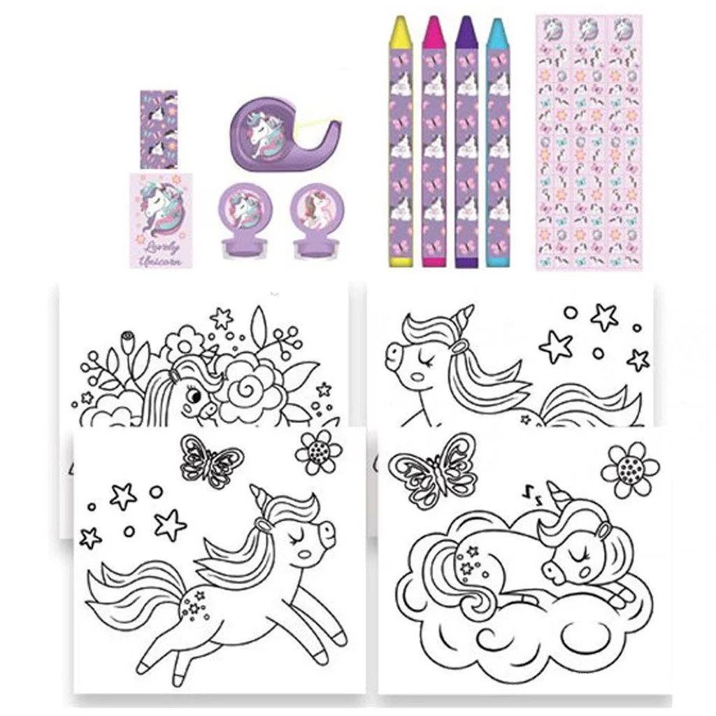 Luna: Must Team 12db-os unikornis színező szett kép 2