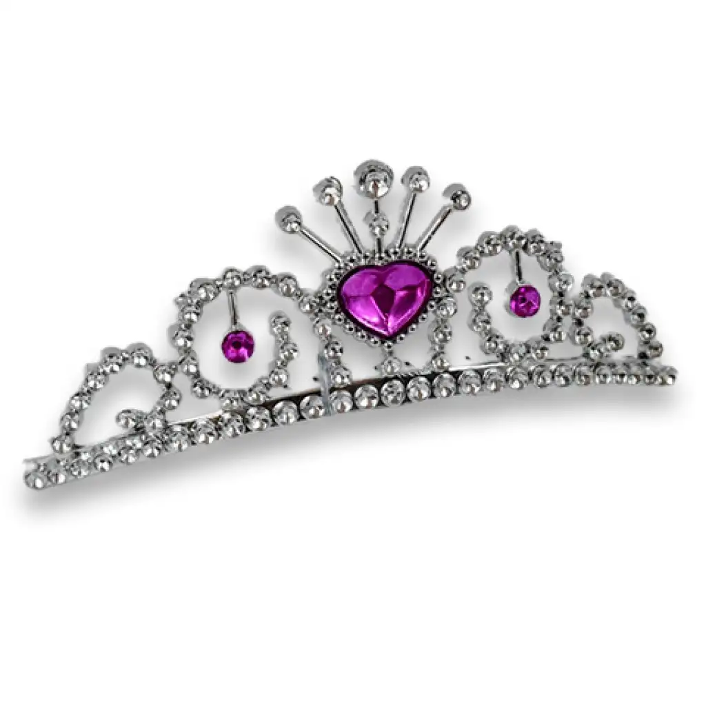 Hercegnős szépségszett tiarával, nyaklánccal és varázspálcával kép 3