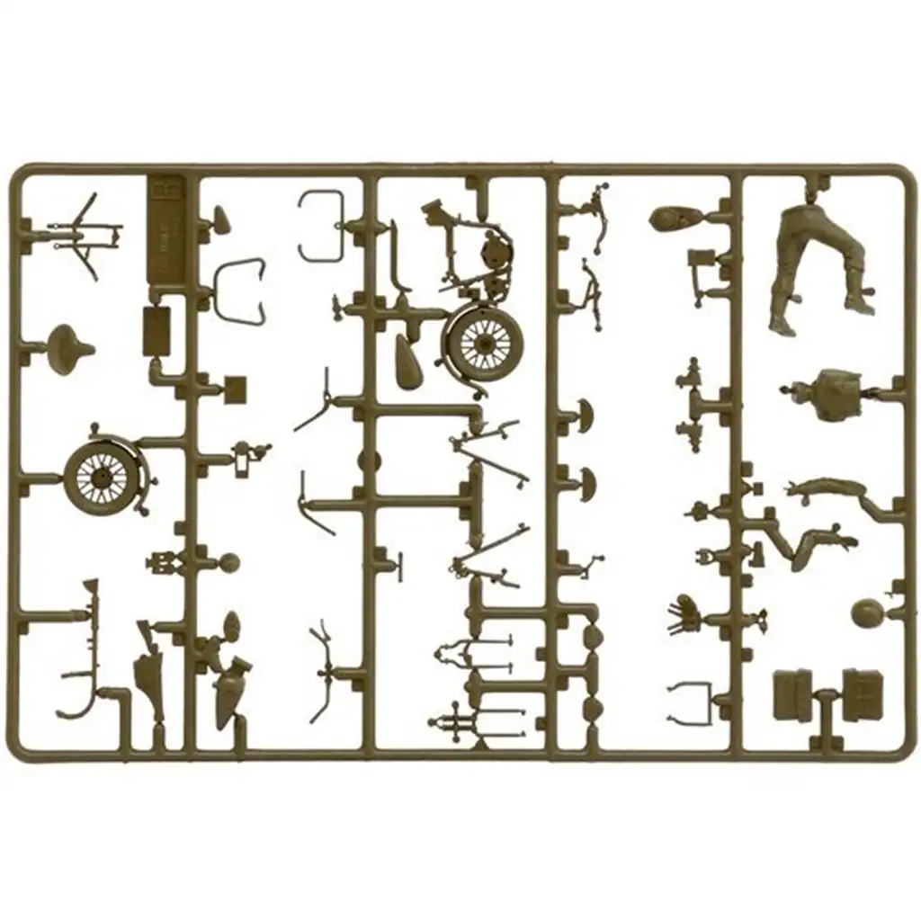 Italeri 1/35 U.S. Motorcycles 2db katonai motorkerékpár makett kép 3