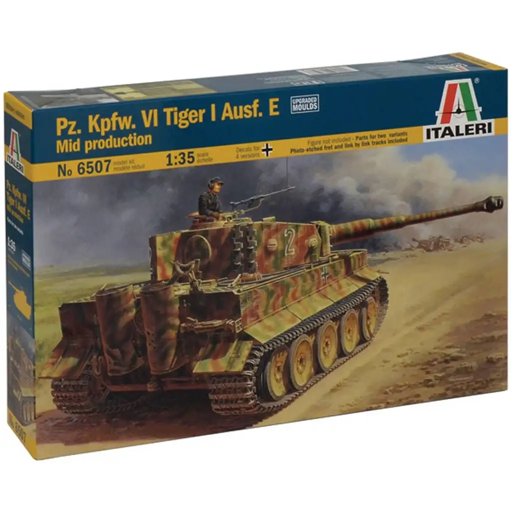 Italeri 1/35 Pz.Kpfw. VI Tiger I Ausf. E harckocsi makett