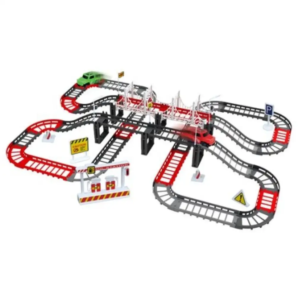 DIY Összeszerelhető elemes 4.3m-es autópálya kiegészítőkkel kép 2