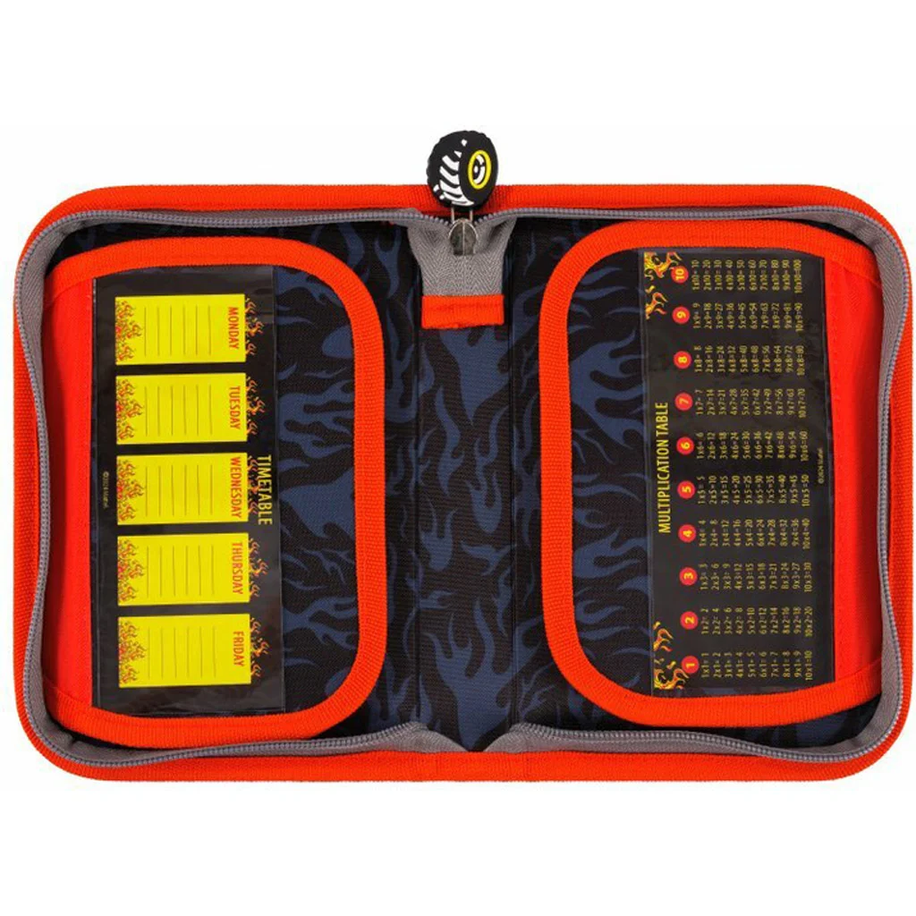 Hot Wheels kihajtható tolltartó 20,5x14x3,5cm kép 2