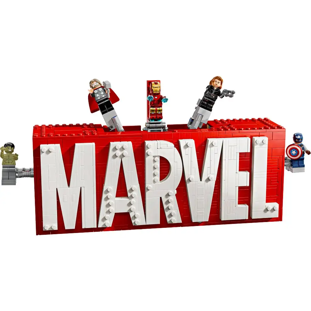 LEGO® Super Heroes: MARVEL logó és minifigurák (76313) kép 2