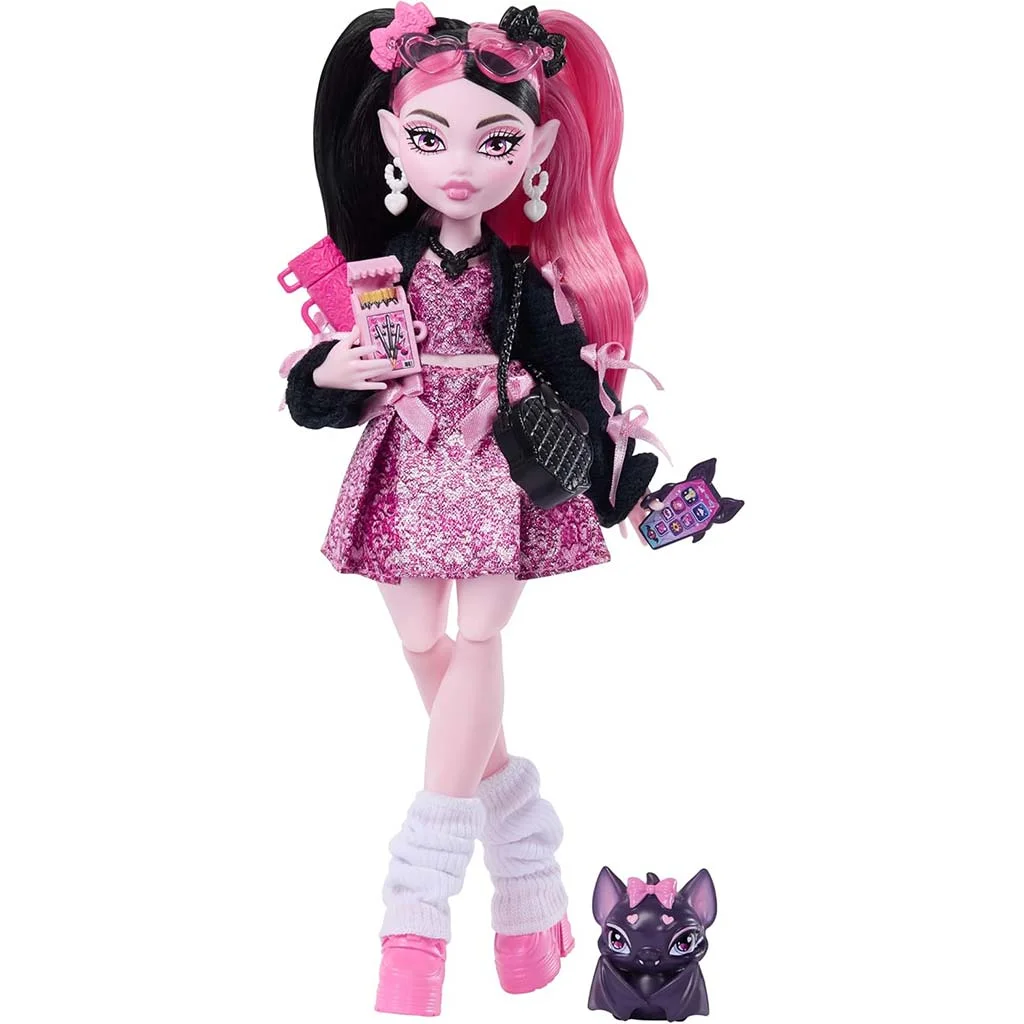 Monster High Draculaura baba kiegészítőkkel - Mattel kép 3