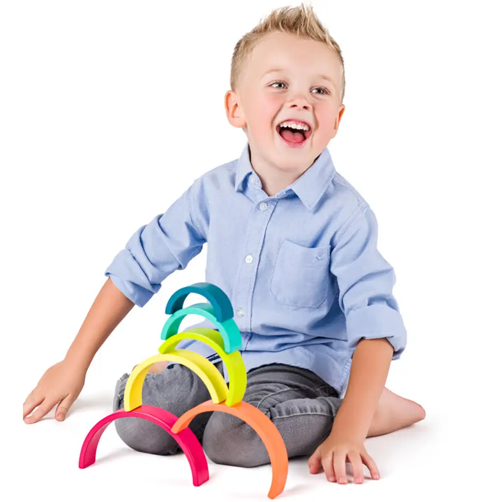 Fa Szivárványos Balance ügyességi játék - Woodyland kép 6