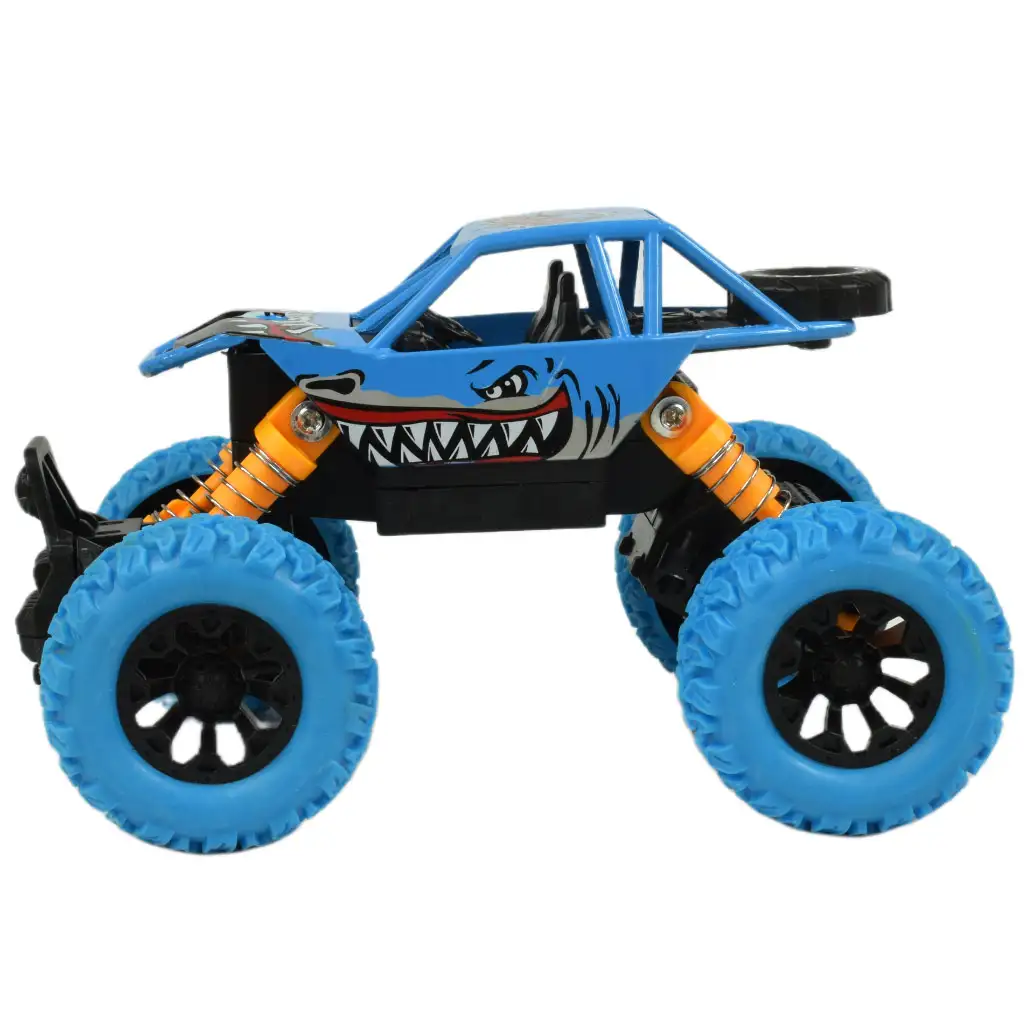 Big Foot Series: Lendkerekes cápás offroad terepjáró autó kétféle változatban 13cm kép 7