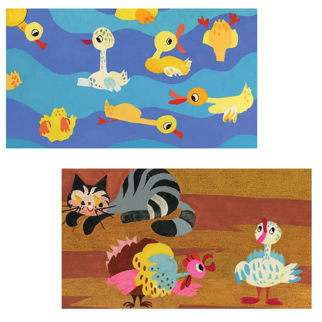 Andersen: A rút kiskacsa diafilm kép 2