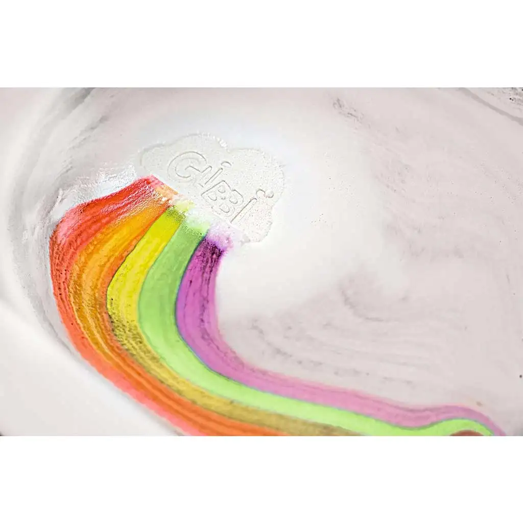 Glibbi Boom: felhő formájú fürdőbomba szivárvány színekkel - Simba toys kép 3