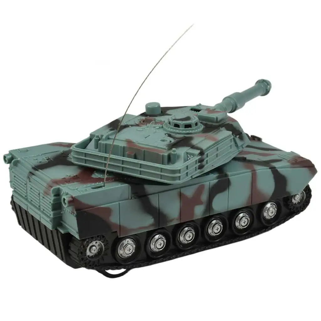 RC Távirányítós terepmintás M1 Abrams tank fénnyel és hanggal 1/32-es méretarány 22cm kép 3
