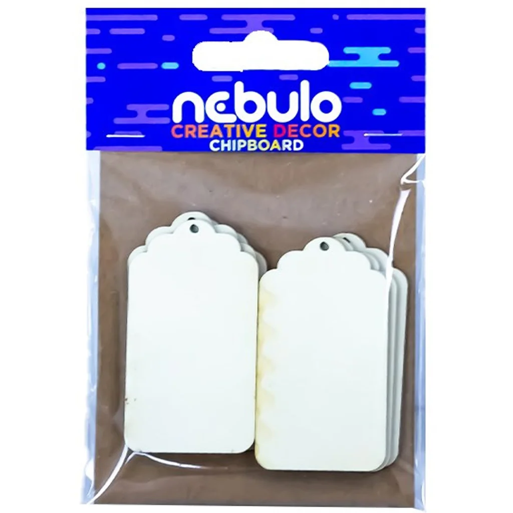 Nebulo: Kísérő címkék karton dekoráció 6db-os szett