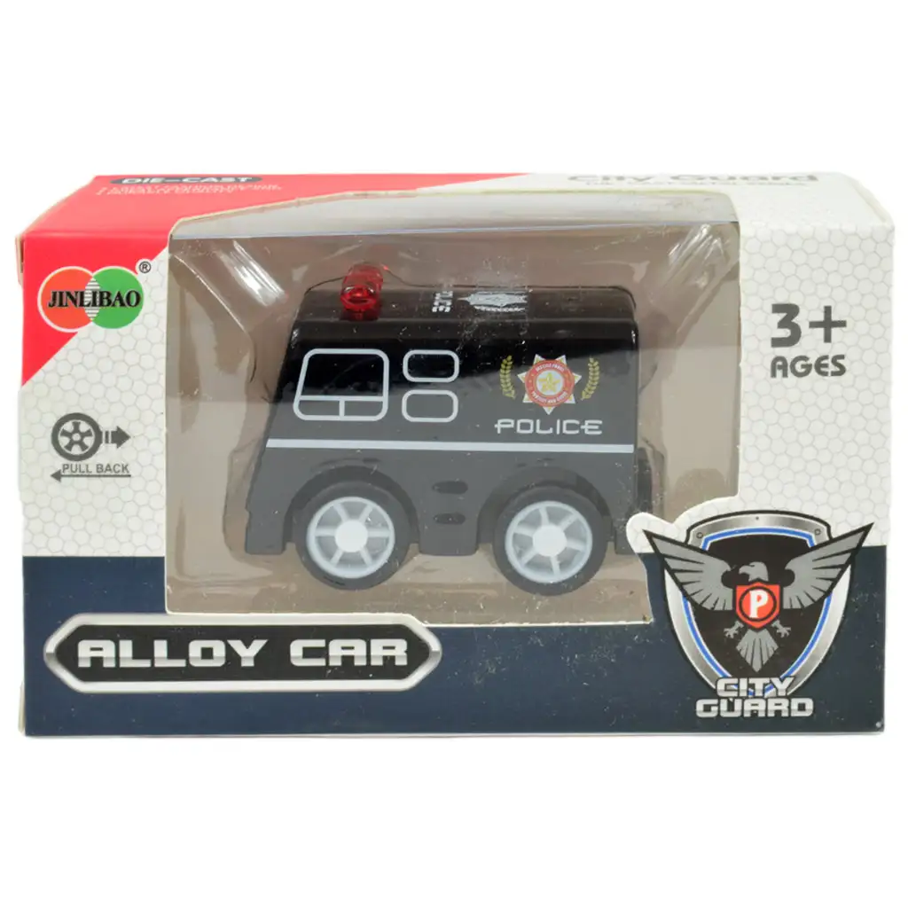 Alloy Car: Rendőrségi autó többféle változatban 5cm kép 8