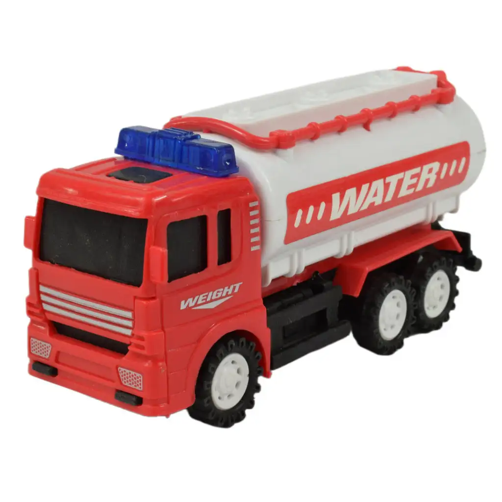 Fire Truck: Lendkerekes tűzoltóautó többféle változatban 13cm kép 6