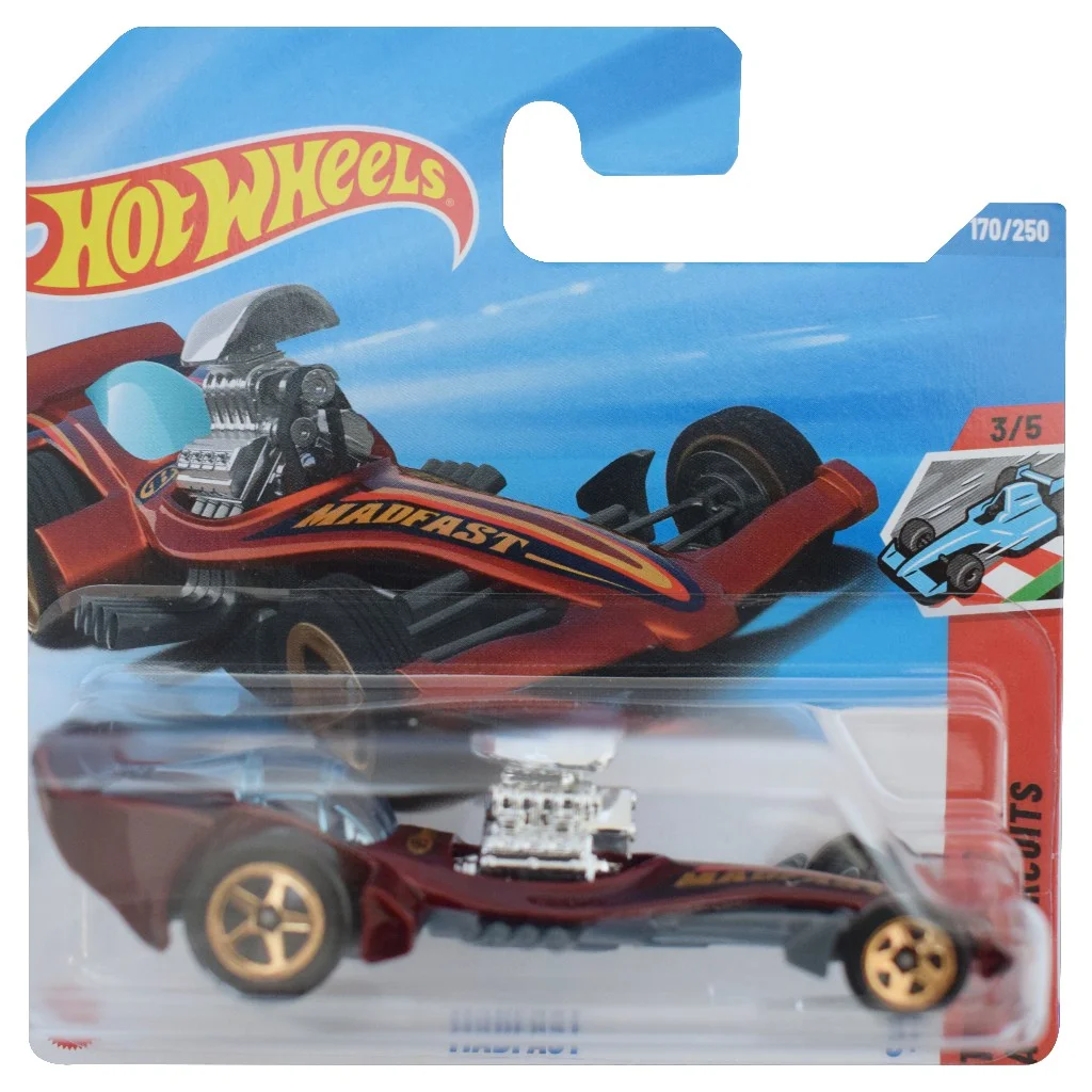 Hot Wheels: Madfast bordó kisautó 1/64 - Mattel