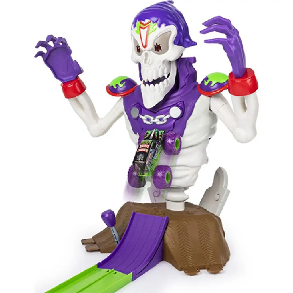 Monster Jam: Grim Take Down pályaszett fényekkel és hangokkal - Spin Master kép 2