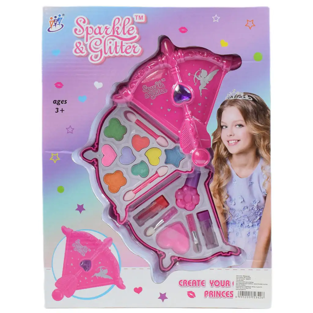 Sparkle & Glitter: Nyíl formájú kétszintes sminkszett kép 5