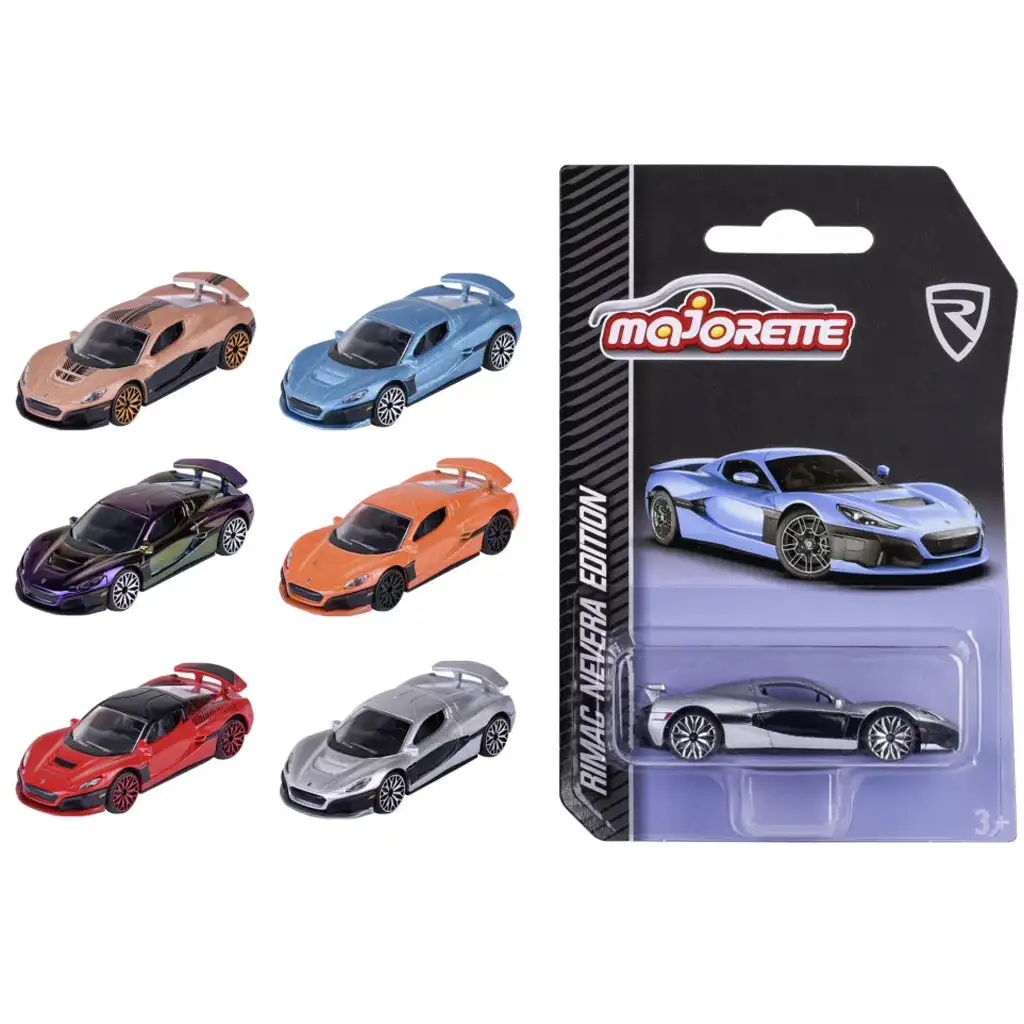 Majorette: Rimac Nevera Edition fém autómodellek többféle változatban 1/64 1db