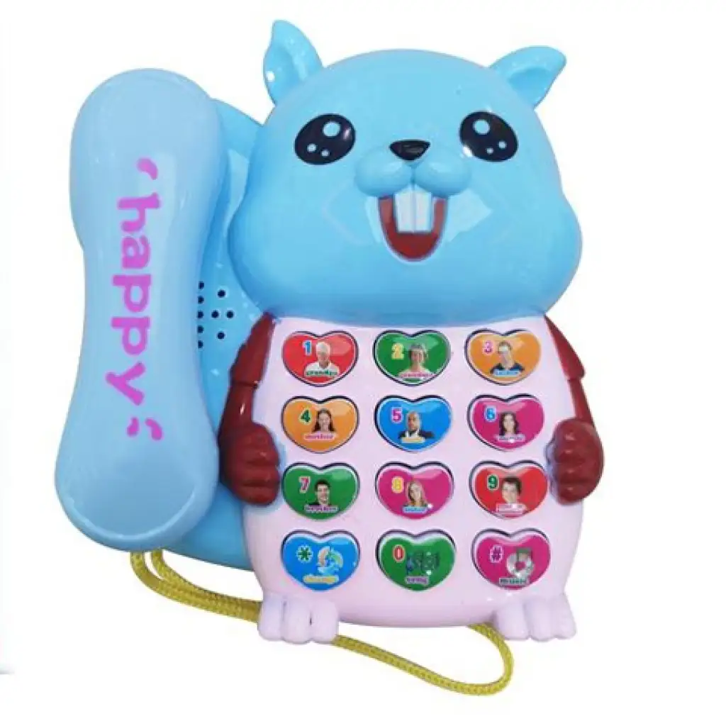 Mókusos telefon fénnyel és hanggal több változatban kép 2