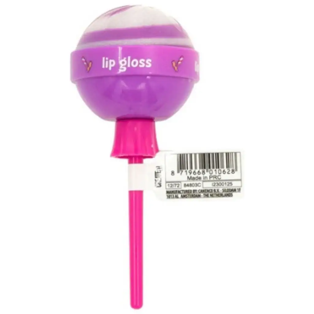 Canenco: Create It! Candy szájfény nyalóka alakú tárolóban - lila kép 2