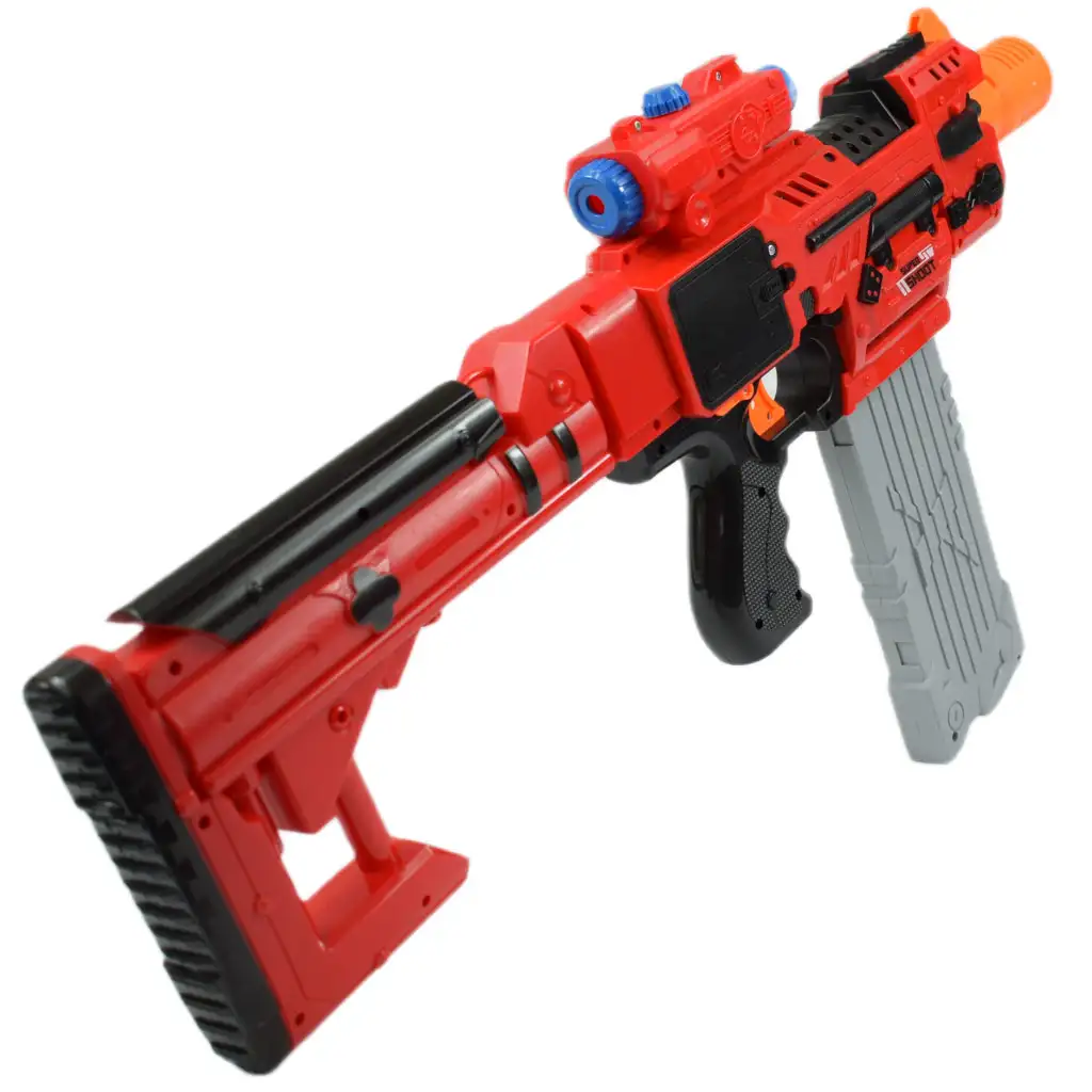 Sniping: Elektromos átalakítható óriás szivacslövő fegyver töltényekkel és céltáblával 79cm kép 9