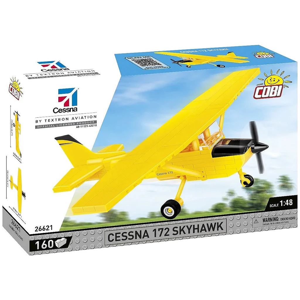 COBI: Cessna 172 Skyhawk sárga építőjáték (26621)