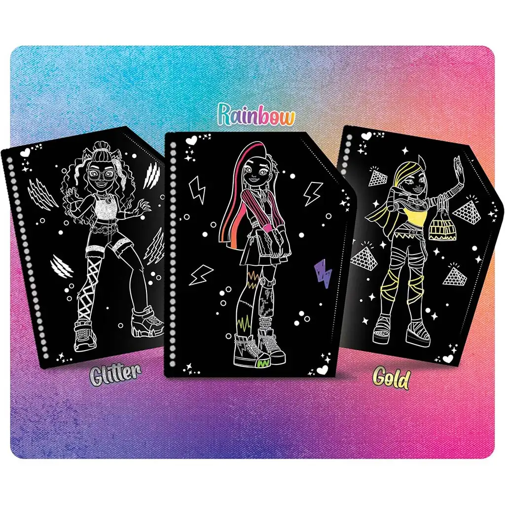 Monster High: Monster Hug képkarc készítő szett - Lisciani kép 2