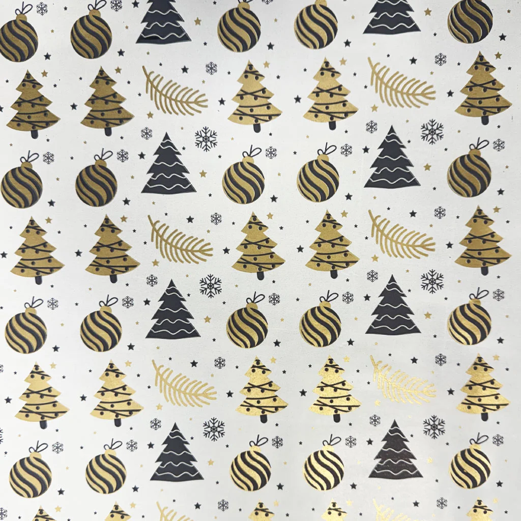 Arany díszgömb csomagolópapír 200x70cm