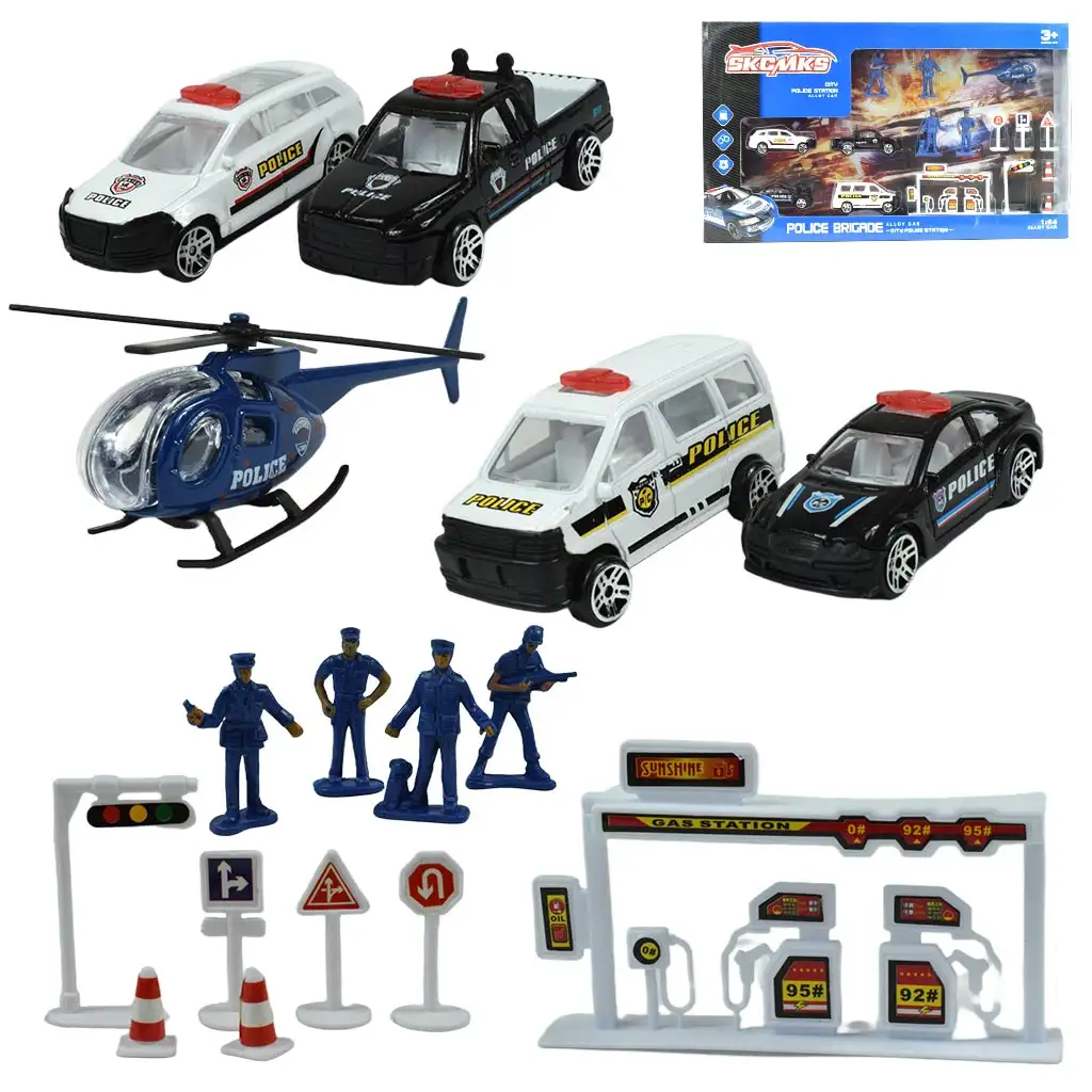 Police Brigade: Rendőrségi kisautó szett kiegészítőkkel