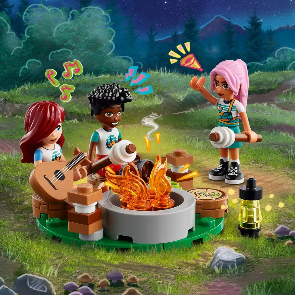 LEGO® Friends: Otthonos kabinok a kalandtáborban (42624) kép 8