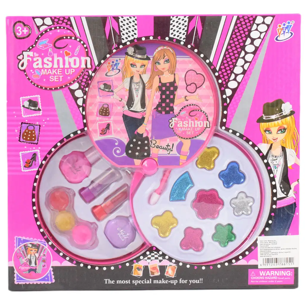 Fashion Make Up: Köralakú kétszintes sminkpaletta szett kép 6