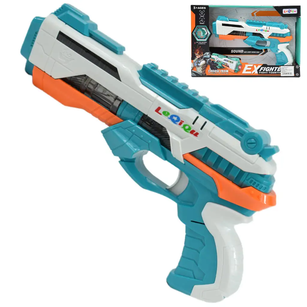 Ex Fighter: Elektromos űrfegyver fénnyel és hanggal 25cm