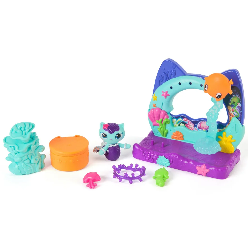 Gabi babaháza Mozi: MerCat Aquaroom erkélye játékszett - Spin Master kép 3