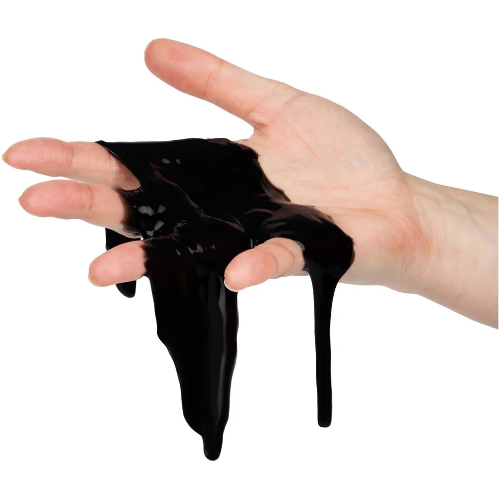 Fekete slime mini olajoshordóban kép 3