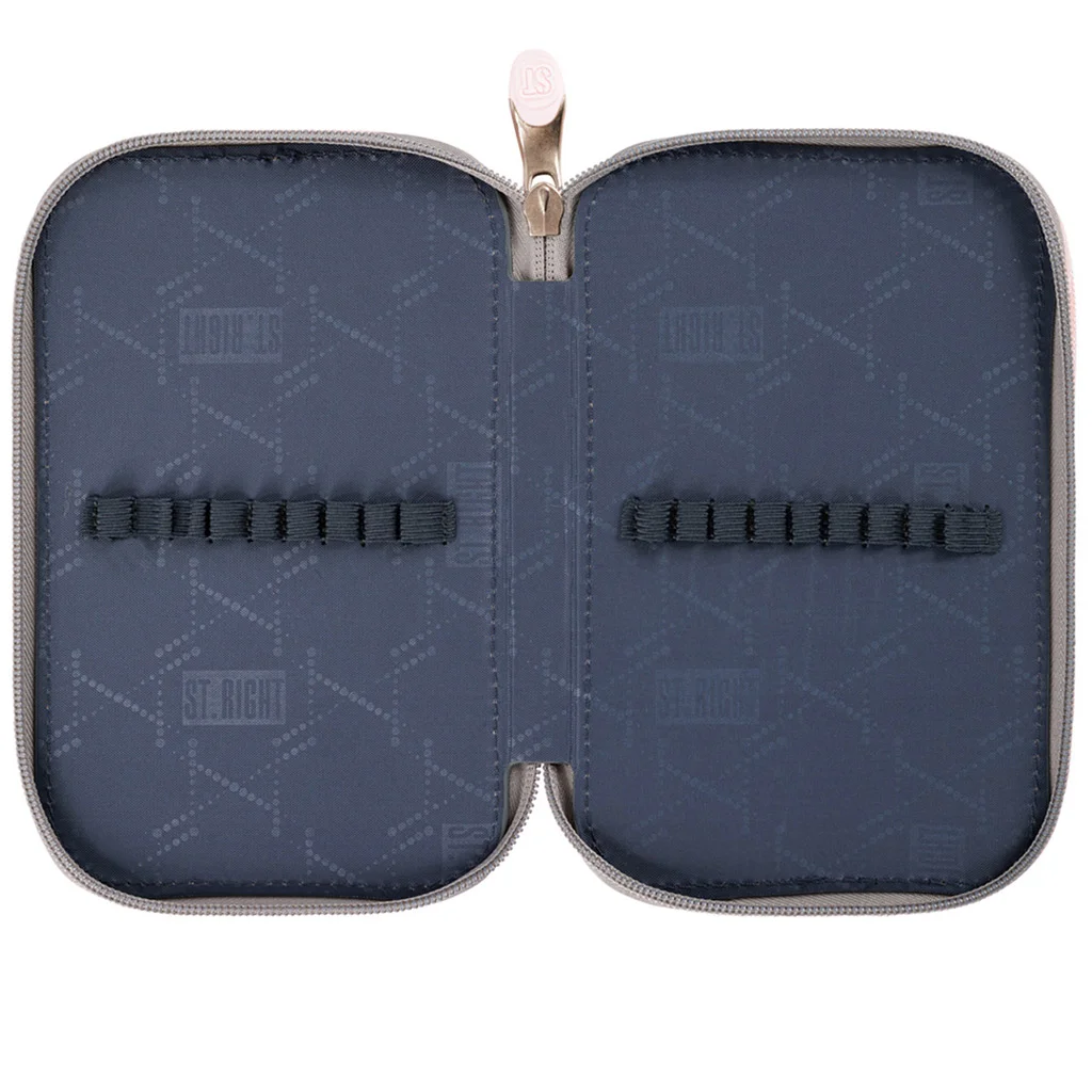 St.Right Silver Cats háromszintes kihajtható tolltartó kép 2