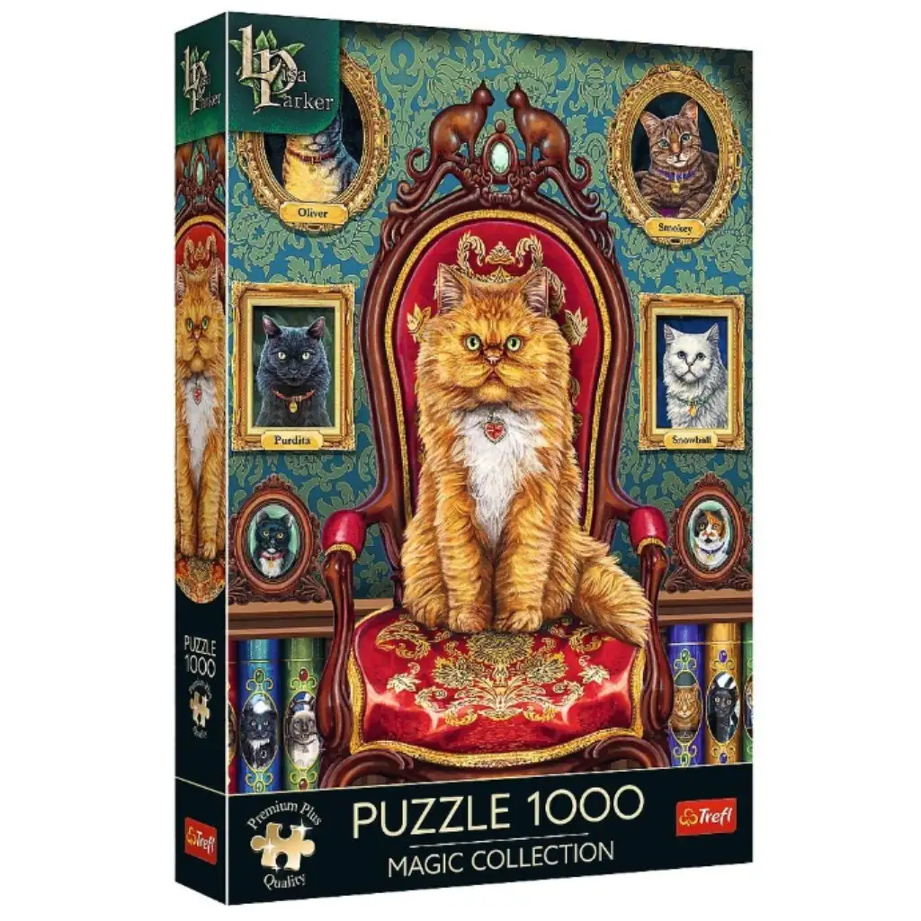 Lisa Parker: Macskamánia 1000db-os prémium plusz puzzle - Trefl
