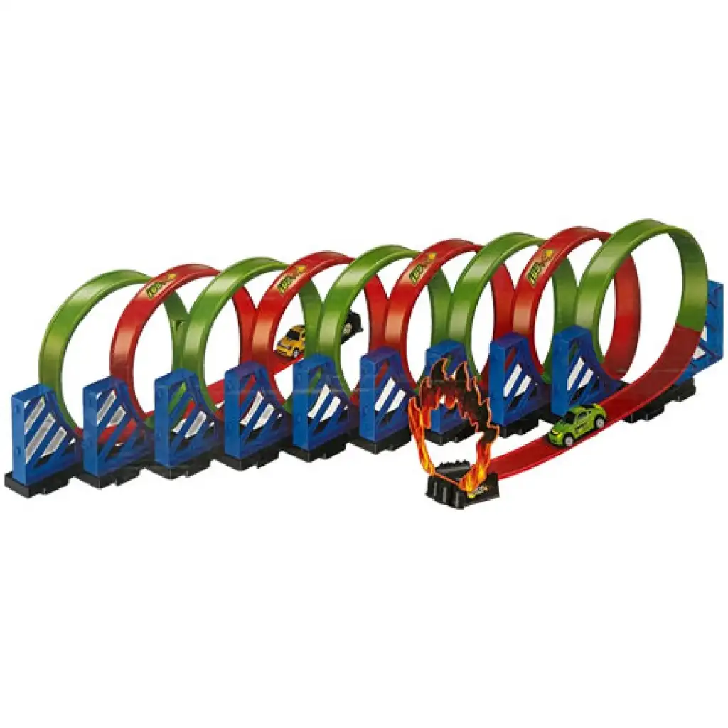 Track Racing 360°-os szuper hurok versenypálya 2db kisautóval kép 3