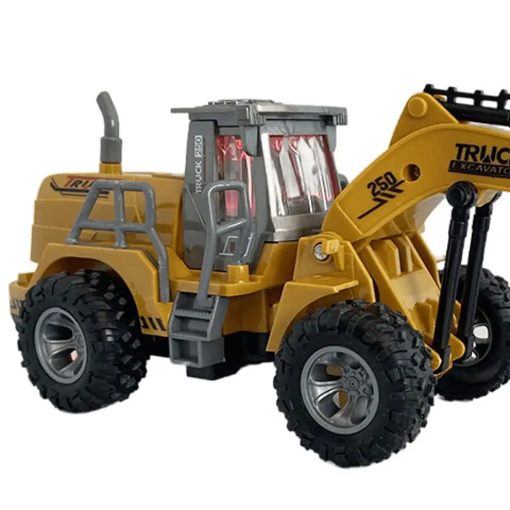 RC Távirányítós exkavátor markoló munkagép fényeffektekkel 1/30-as méretarányban 24cm kép 3