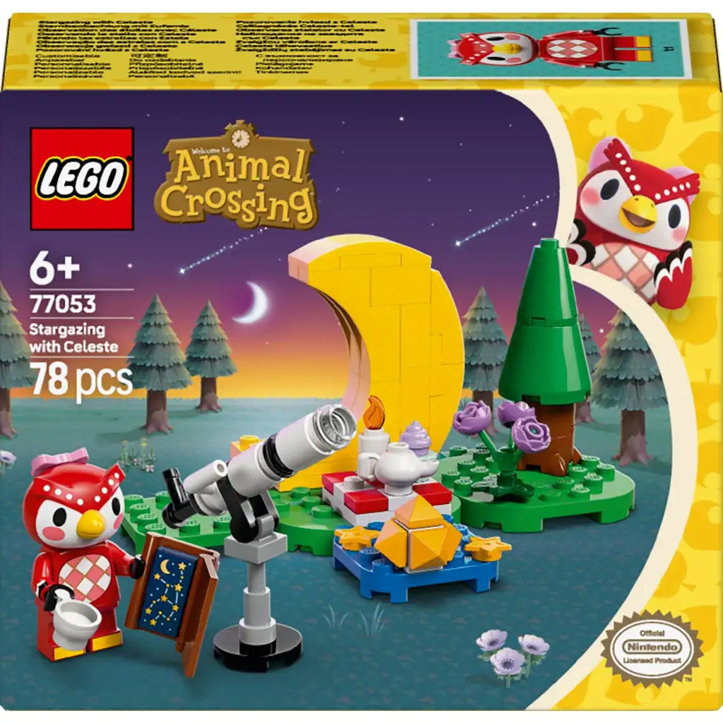 LEGO® Animal Crossing™: Csillagnézés Celeste-tel (77053)