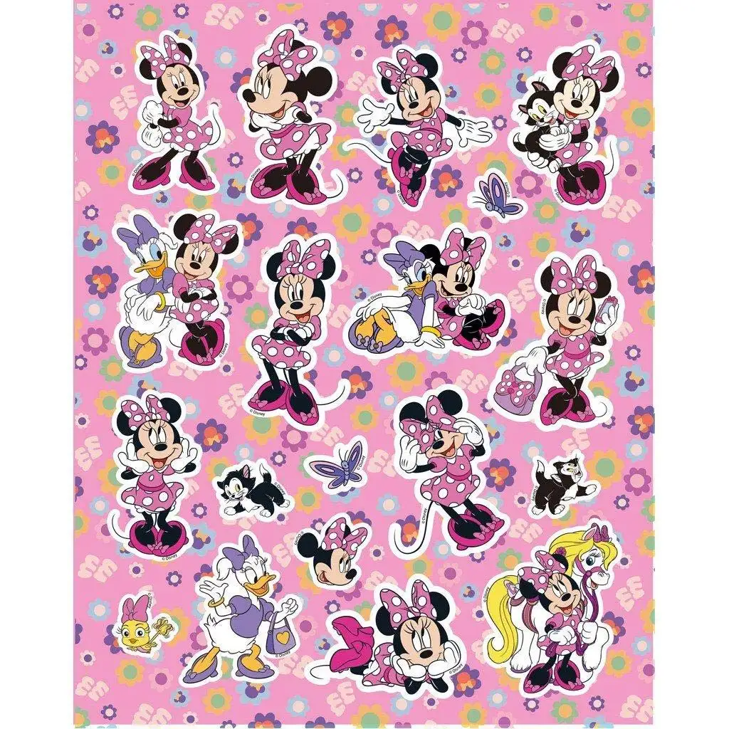 Luna: Minnie egér színező, matricákkal és 6 db filccel kép 2