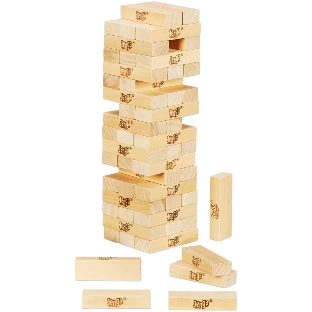 Jenga Classic társasjáték új kiadás - Hasbro kép 2