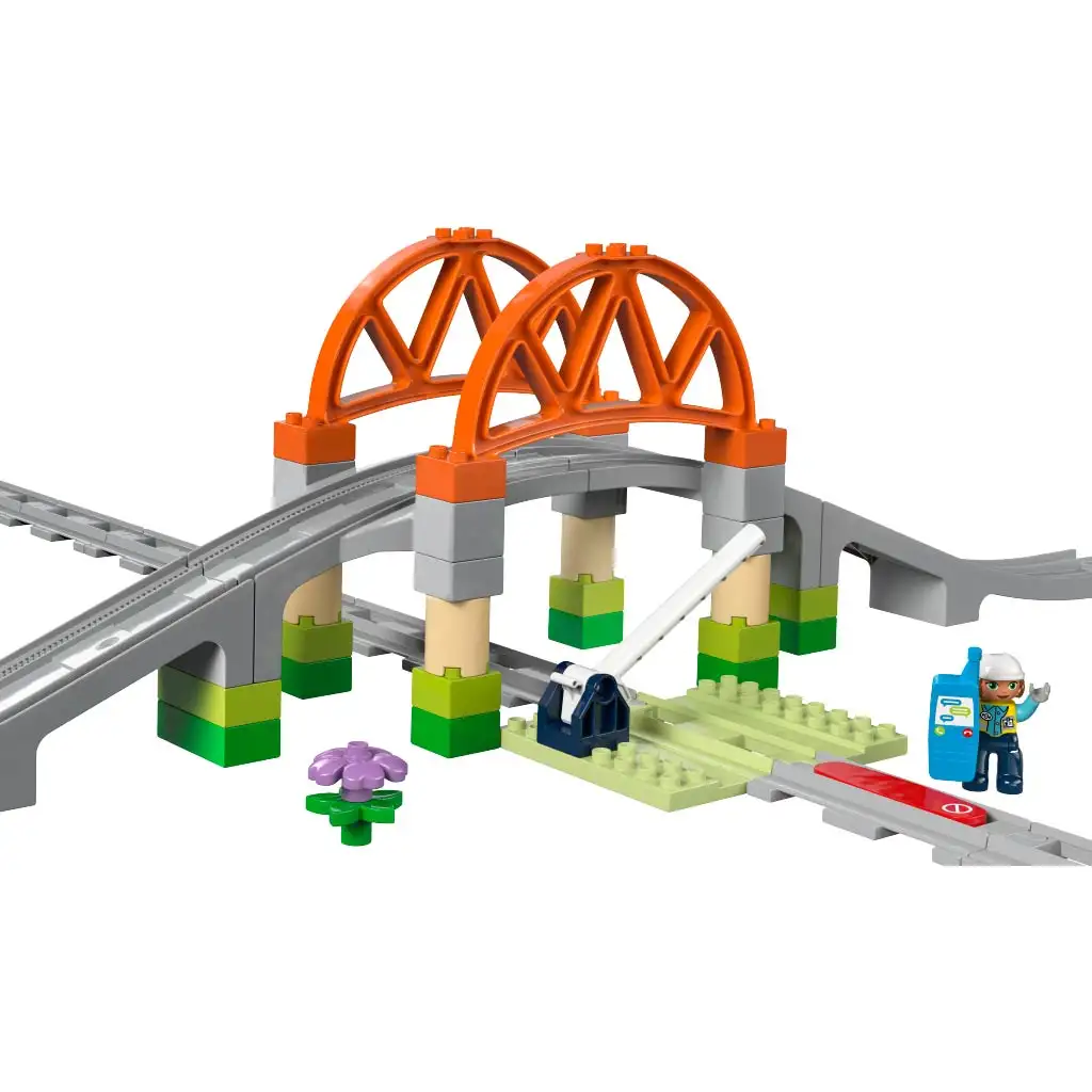 LEGO® DUPLO®: Vasúti híd és sínek kiegészítő szett (10426) kép 5