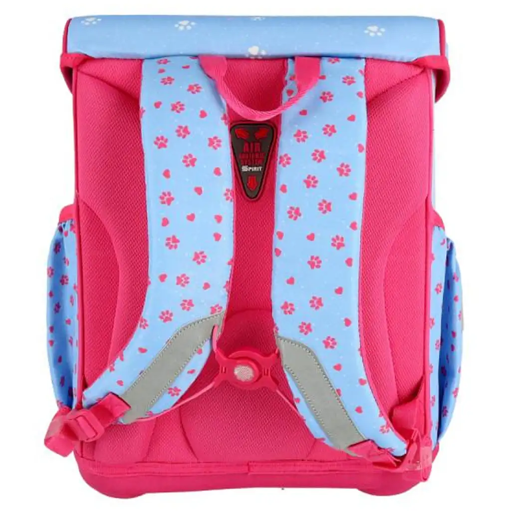 Spirit: White Cat fehér macskás iskolatáska, hátizsák 5db-os szett 38x17x28cm kép 2