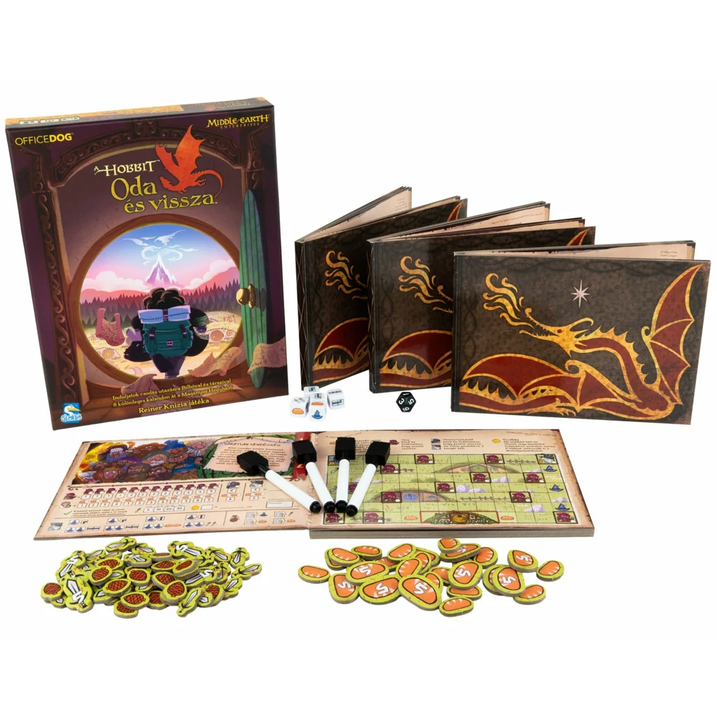 A hobbit - Oda és vissza társasjáték kép 2