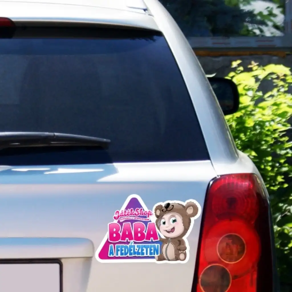 Baba a fedélzeten matrica kép 2