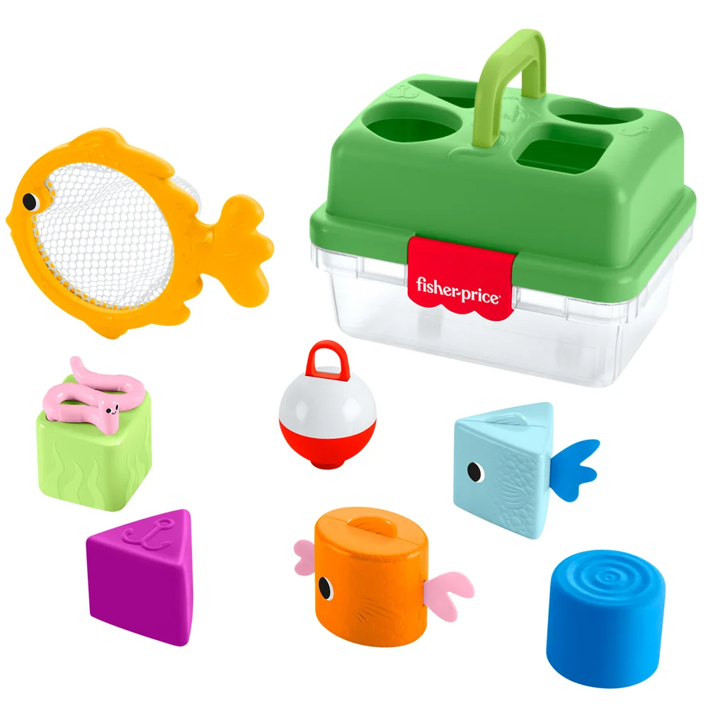 Fisher-Price: Formaválogató csalis doboz - Mattel kép 2
