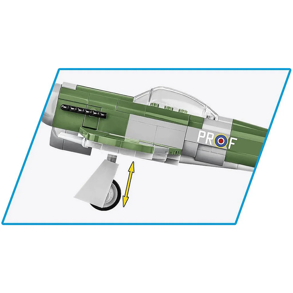 COBI: Spitfire Mk XVI Bubbletop építőjáték (5865) kép 5