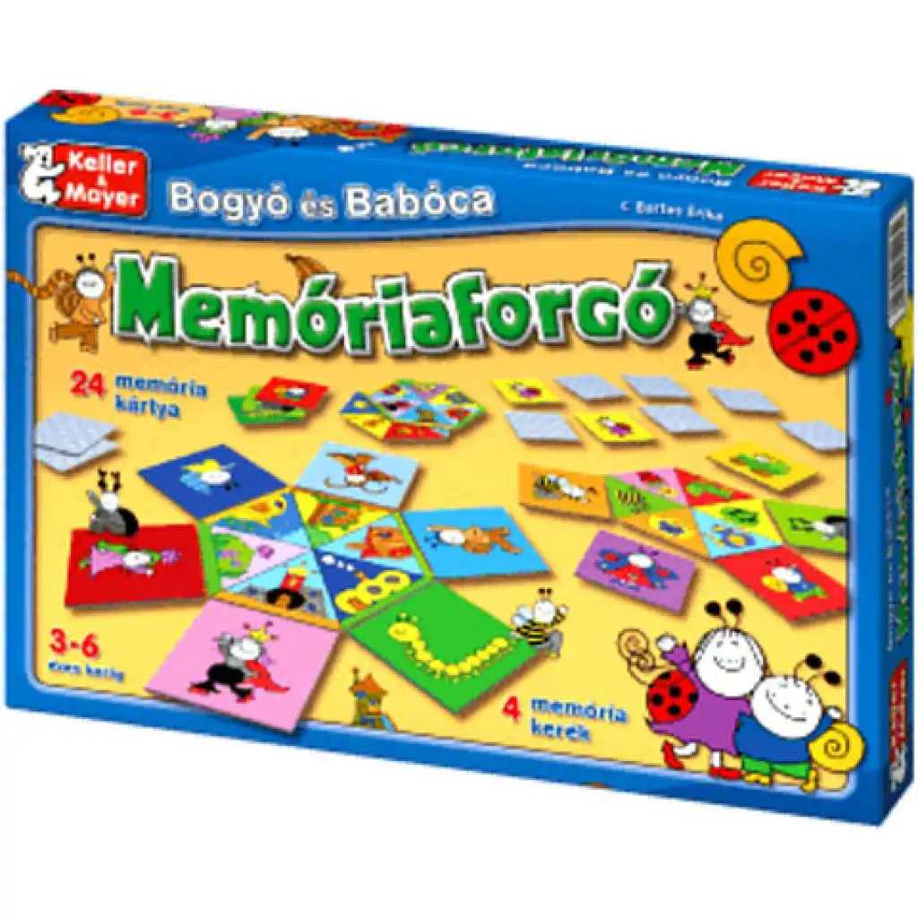 Bogyó és Babóca Memóriaforgó társasjáték