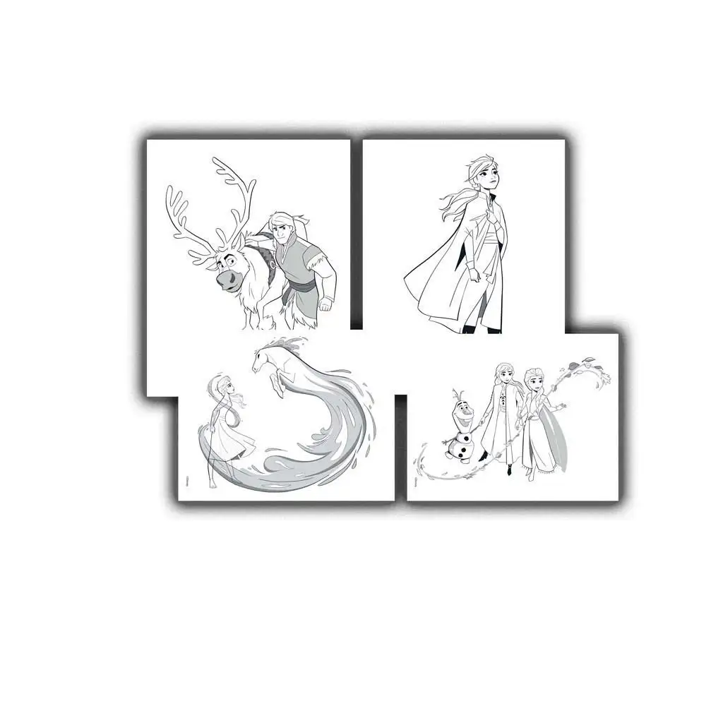 Luna: Jégvarázs színező, matricákkal és 6 db filccel kép 3