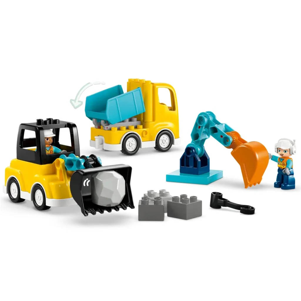 LEGO® DUPLO®: 3 az 1-ben építési munkagépek (10475) kép 3