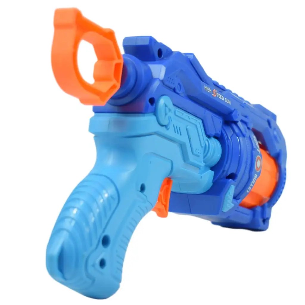 Soft Bullet: Reflex 4 manuális forgótáras szivacslövő fegyver céltáblával 22cm kép 5